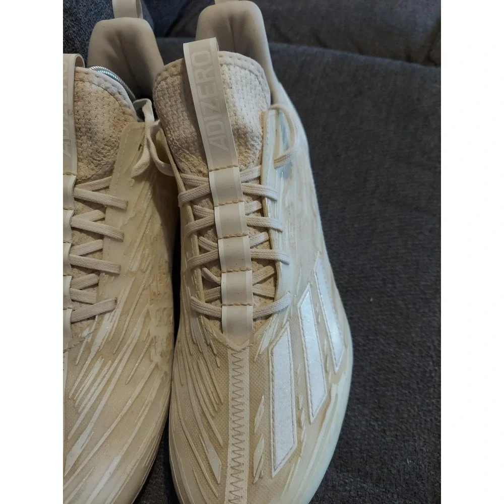 Adidas Adizero 5-Star 7.0 X Primeknit Ivory Gray Cleats ‎ Men's Sz11 Football